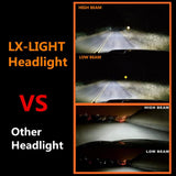 Firebug 4x6 inch LED Headlights Rectangular Replacement H4651 H4652 H4656 H4666 H6545 for Peterbil Kenworth Freightinger Ford Probe Chevrolet Oldsmobile Cutlass