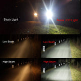 Firebug 2Pcs 60W 5x7 inch Led Headlights H6054 Rectangle 6x7 Led Headlamp Hi/Low Led Sealed Beam H4 Plug 6054 Headlights H5054 6052 For Wrangler YJ XJ Cherokee Truck