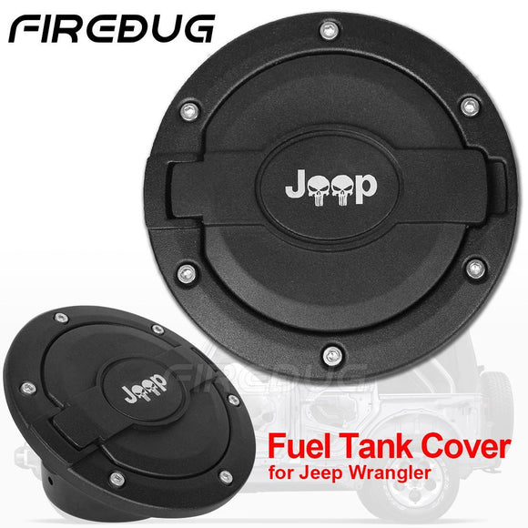 Firebug Fuel Door for JK Wrangler 4 Door Unlimited, balck