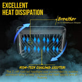 Firebug4x6 inch LED Headlight Bulb Conversion Kit 90W Sealed Beam High Low Headlamp Projector Replacement for Kenworth Wrangler H4651 H4642 H6445 with H4 Plug DRL Angel Eye Light, Pack of 2