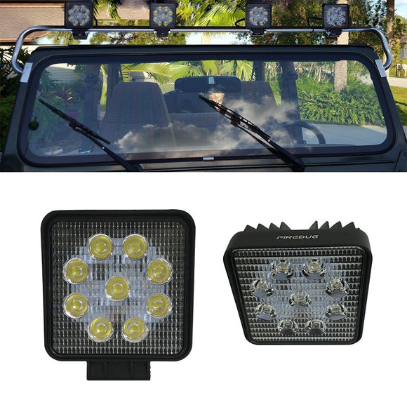 Firebug 4 1/5 Inch Square LED Floodlight for Truck