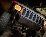 Firebug Super Bright 2pcs 7x6 5x7 Led Headlights 6052 6054 H5054 H6054 Hi/Low Sealed Beam White/Amber Halo Fit For Jeep TJ JK Cherokee XJ YJ Pickup Dodge Ram Ford Chevy Chevrolet Express Nissan