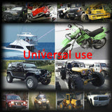 LED Rock Lights Kit Waterproof Underglow Neon Trail Rig Light For  ATV White