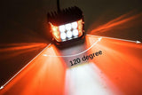 2X45W3inch Led Offroad Driving Lights Dually Side Shooter For JK ATV UTV TRUCK