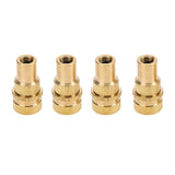 4Pcs 6-30 Psi Automatic Tire Tyre Deflators Air Deflators Valve Core Adapter Tool