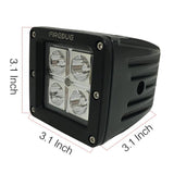 Firebug 3 Inch 12W LED Cube Light Flood Pattern