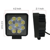 Firebug 4 1/5 Inch Square LED Floodlight for Truck