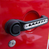 Firebug Tailgate Handle Inserts for 07-16  Wrangler JK & Unlimited 4 door, Silver