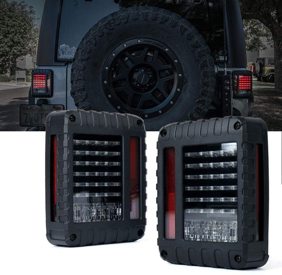Firebug  Taillights Assembly Tail Lights withTurn Signal & Back Up Rear TailLights for 2007-2018Jk Wrangler JK JKU