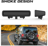 Firebug LED 3rd Brake Light Compatible for  Wrangler JL 2018 2019 Third Brake Light High Mount Stop Light (Black Housing Smoke Lens)