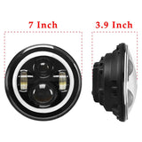 Firebug 7 Inch LED Headlight with Halo Angel Eyes for 07-16 Wrangler