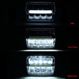Firebug 5x7 Inch LED Rectangular Headlights Pair for Wrangler