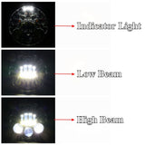 Firebug 5.75inch 5-3/4 LED Motorcycle Headlamp Integrated Turn Signal for Harley Sportster Street Bob Nightster 48 Iron 883 XG750 XL1200 Indian Scout