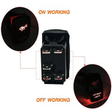 Firebug  LED OFF ROAD LIGHTS Laser Rocker Switch, Red