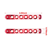 Firebug Door Handle Inserts，JK Door Handle Inserts,  Handle Inserts Cover, 5 Pcs Aluminum Front & Rear Door Handle Decoration Trim, Door Grab Handle Knobs Cover, 2007 -2016  Wrangler JK JKU Unlimited Rubicon Sahara Accessories, Red