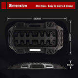 Firebug 2pcsRecoveryTraction BoardOff-Road Vehicle Mud Sand Snow for 4X4 Mud Black