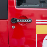 Firebug Tailgate Handle Inserts for 07-16  Wrangler JK & Unlimited 4 door, Silver
