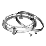 Firebug 7 Inch Harley Davidson Headlight Mounting Bracket, Chrome