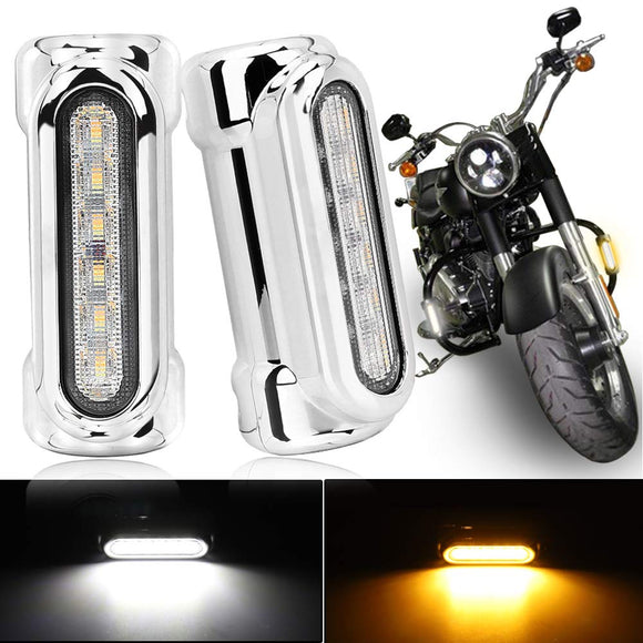 Apair Motorcycle Highway Bar Lights Switchback For Harley Davidson Touring Bikes