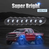 LED Rock Lights -8 Pod Lights with Phone App Control For Off Road Truck SUV