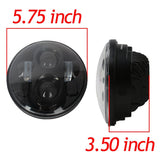 Firebug 5 3/4 Inch 4D Round Led Headlight for Harley Davidson