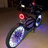 Firebug Black 5.75inch Motorcycle LED Headlight Housing 5-3/4 LED Headlight Mount for Harley Honda Suzuki Kawasaki Vulcan Cruiser Bike Cafe racers