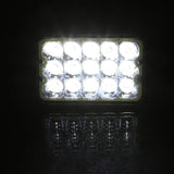 Firebug  2pcs 4X6 Inch H4 LED Square Headlight Projector High Low Sealed Beam Headlamp for Chevy Express Cargo Van 1500 2500 3500