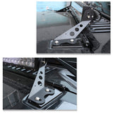 Firebug Windshield Hood Mount Bracket for 20-22inch Led Work Light Bar for Wrangler JK Sahara Rubicon 2007-2017