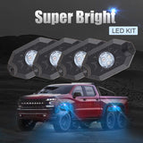 Firebug 4 Pod RGB LED Rock Lights Offroad Music Wireless Bluetooth Control ATV
