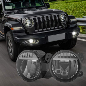 Firebug 4 Inch LED Fog Lights for 2018-2020  JL, 2800LM Off Road Fog Lamps, JL 4'' Fog Passing Driving Lamp -Pair