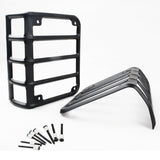 Firebug 2007-2018 Jk Taillight Covers Stainless Steel Matte Black, Wrangler Tail Light Guards Cover, Automotive Accessories Lights Covers,  Rear Light Protectors,  Tail Light Protectors