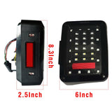 Firebug  Wrangler Rear LED Lights,   Wrangler LED Tail Lights,  Tail Light,  JK Tail Lights,  Led Tail Light,  Rear Lights, With Brake Light & Reverse Light, JK JKU 2007 - 2017