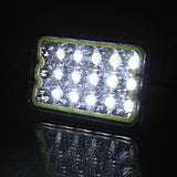 Firebug  2pcs 4X6 Inch H4 LED Square Headlight Projector High Low Sealed Beam Headlamp for Chevy Express Cargo Van 1500 2500 3500
