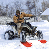 Firebug 2pcsRecoveryTraction BoardOff-Road Vehicle Mud Sand Snow for 4X4 Mud Red