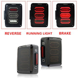Firebug  Wrangler Rear LED Lights, Wrangler LED Tail Lights, Jeep Tail Light,  JK Tail Lights,  Led Tail Light,  Rear Lights, With Brake Light & Reverse Light, JK JKU 2007 - 2017