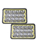 Firebug  2pcs 4X6 Inch H4 LED Square Headlight Projector High Low Sealed Beam Headlamp for Chevy Express Cargo Van 1500 2500 3500