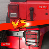 Firebug 2007-2018 Jk Taillight Covers Stainless Steel Matte Black, Wrangler Tail Light Guards Cover, Automotive Accessories Lights Covers,  Rear Light Protectors,  Tail Light Protectors