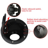 Firebug Fuel Door for JK Wrangler 4 Door Unlimited, balck