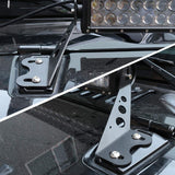 Firebug Windshield Hood Mount Bracket for 20-22inch Led Work Light Bar for Wrangler JK Sahara Rubicon 2007-2017