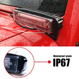 Firebug 7 Inch 30W LED Light Bar with Mounting Bracket for 97-16  Wrangler TJ & Unlimited, Blue