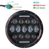 Firebug 7 Inch  75W LED Headlight Pair for Jeep Wrangler JK TJ LJ 97 -17