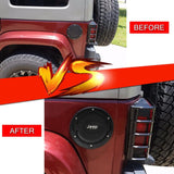 Firebug Fuel Door for JK Wrangler 4 Door Unlimited, balck