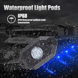 LED Rock Lights -8 Pod Lights with Phone App Control For Off Road Truck SUV