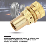 4Pcs 6-30 Psi Automatic Tire Tyre Deflators Air Deflators Valve Core Adapter Tool
