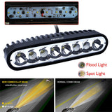 Firebug 7 Inch 40W LED Light Bar with Mounting Bracket for 97-16  Wrangler TJ & Unlimited, White
