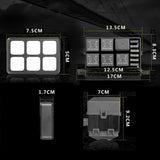 6 Gang Switch Panel,  Universal Circuit Control Box Button Switch Pod Touch Switch Box For Truck JK ATV UTV SUV Car