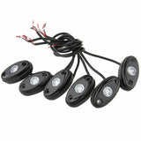 LED Rock Lights Kit Waterproof Underglow Neon Trail Rig Light For  ATV White