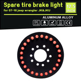 Spare Tire Light Third Brake Lights For 07-17 Wrangler JK & JKU 25 LED Red