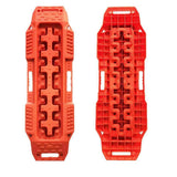 2pcsRecovery Traction Mats ForOff-Road Mud, Sand, Snow Vehicle Extraction Orange sand track