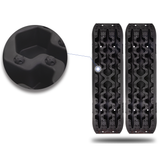 2pcs Recovery Traction Board Off Road Sand Track Truck Tire Snow Escaper Black